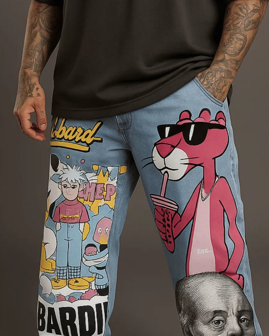 Pantalón Jeans Pantera Azul