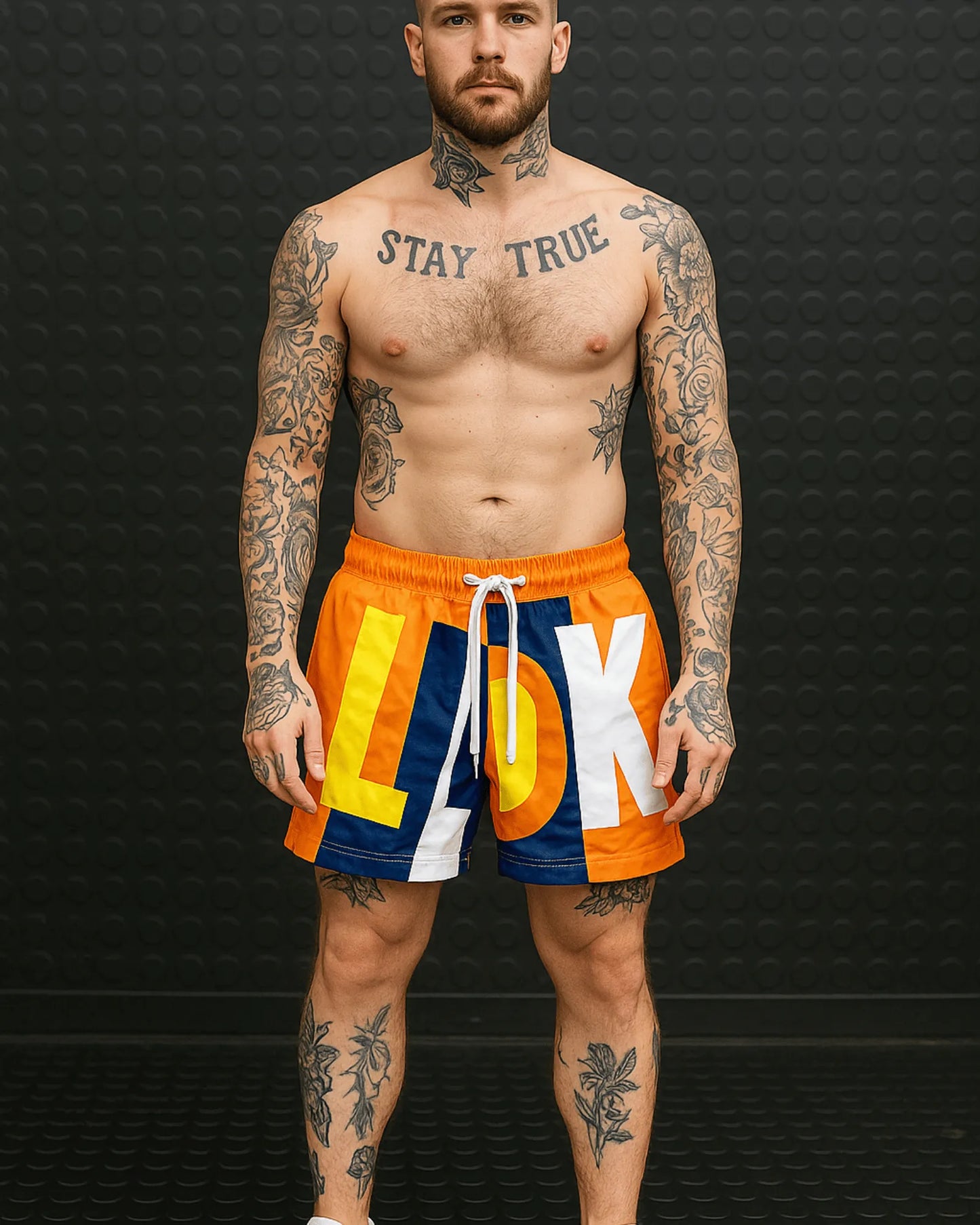 Pantaloneta Piscina Naranja