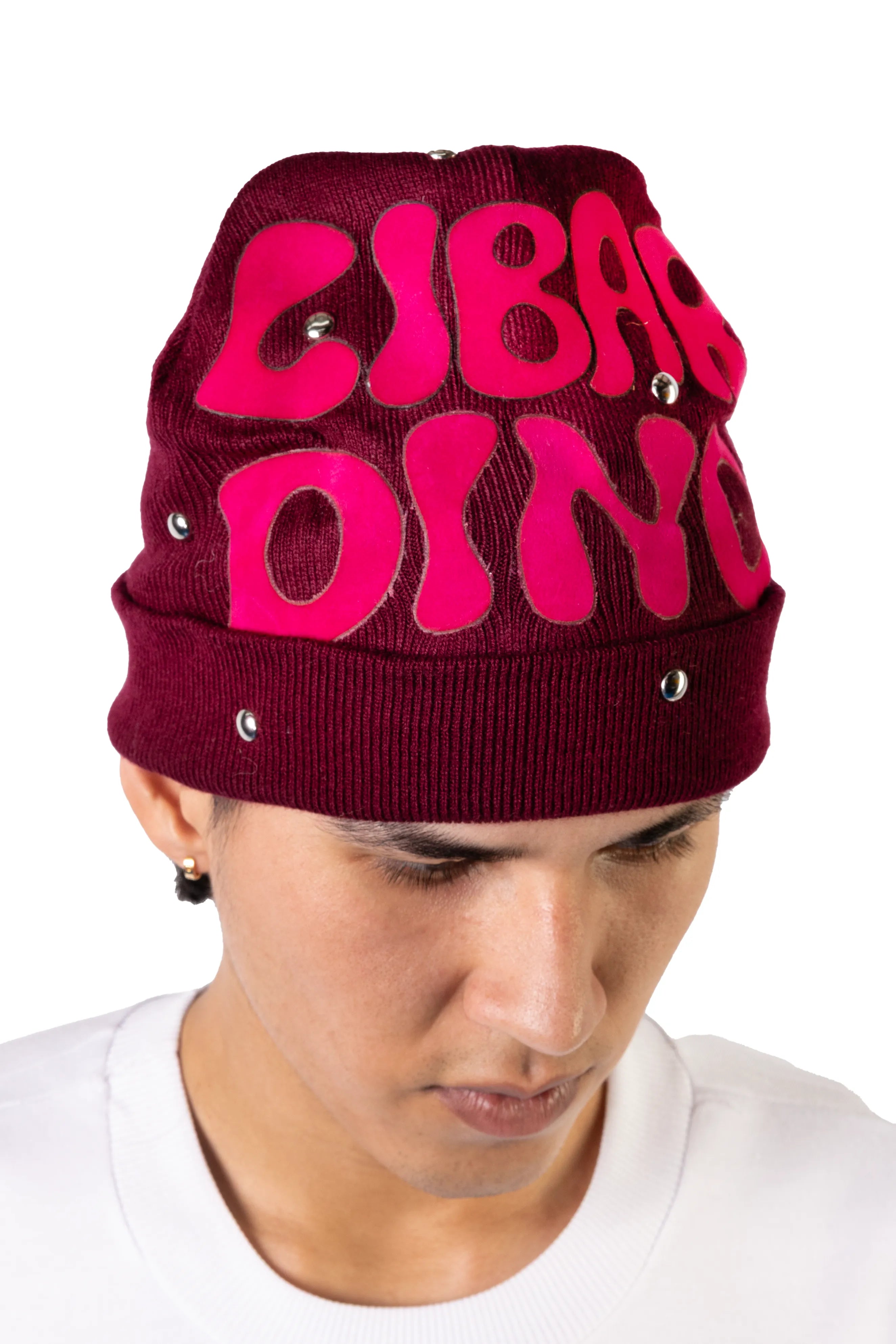 Gorro Letra Fucsia