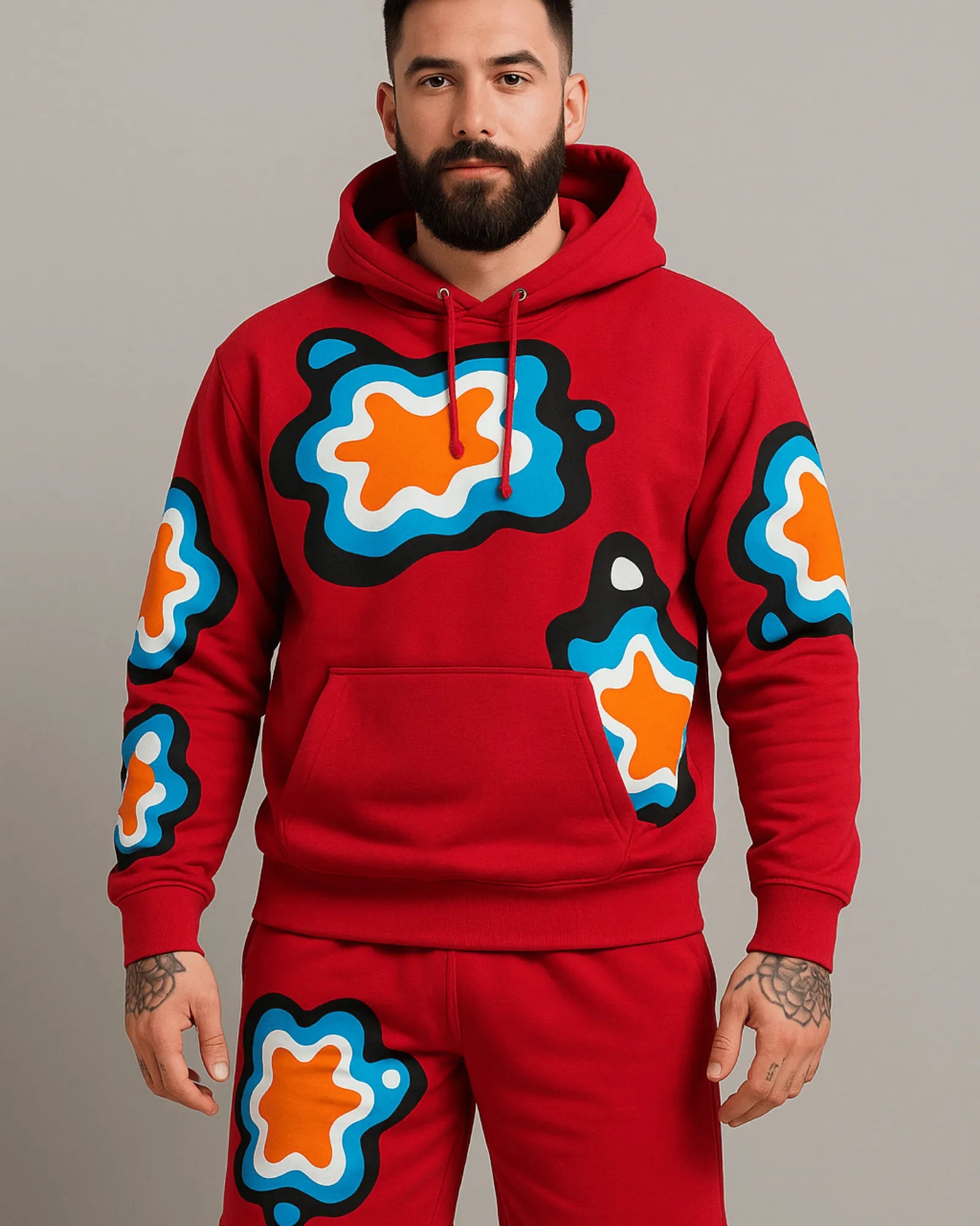 Conjunto Rojo Parches