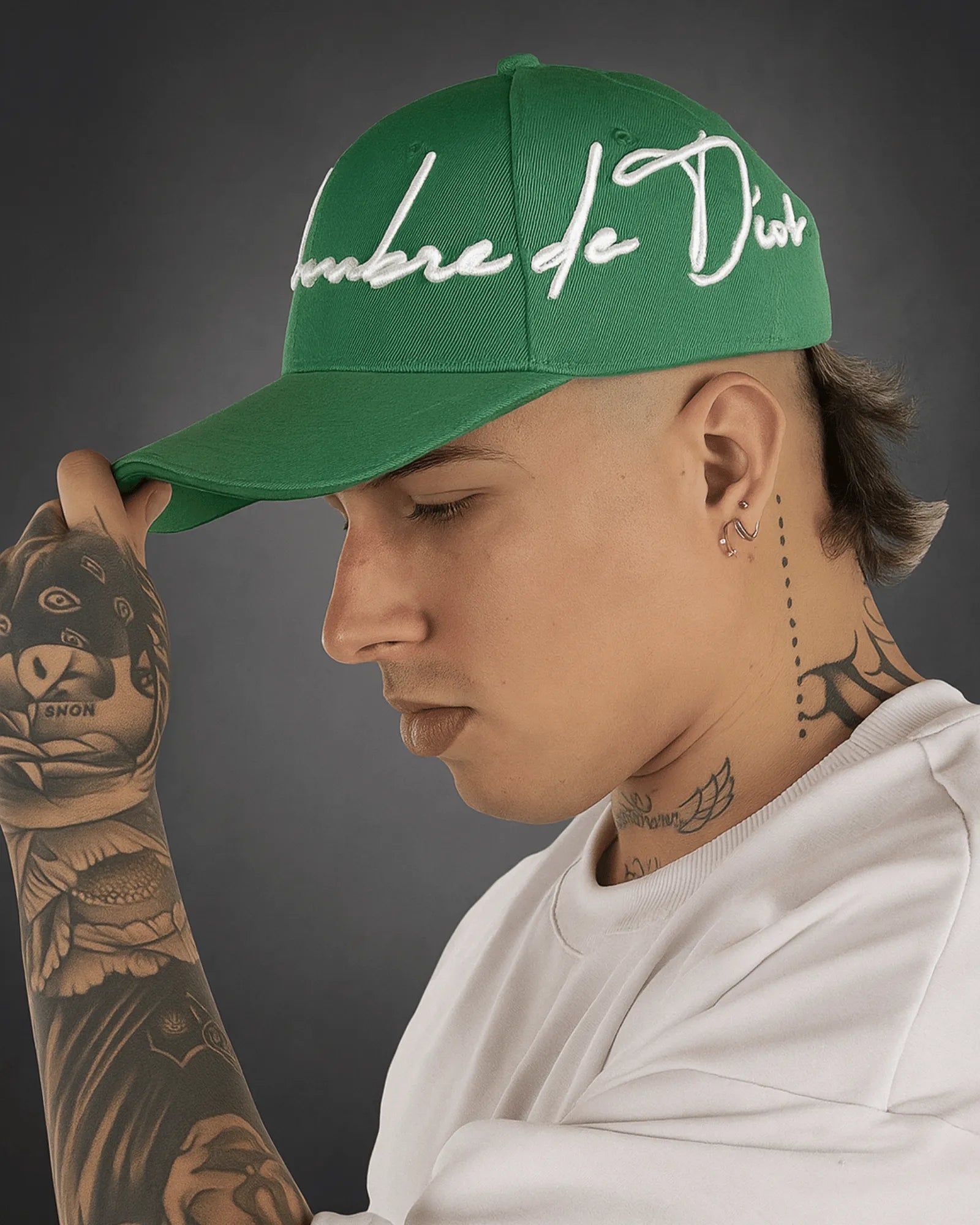 Gorra Hombre De Dios Verde
