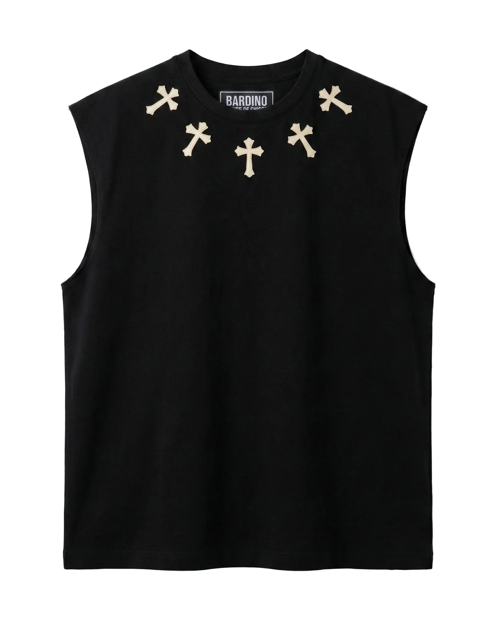 Camisilla Cruces Negro