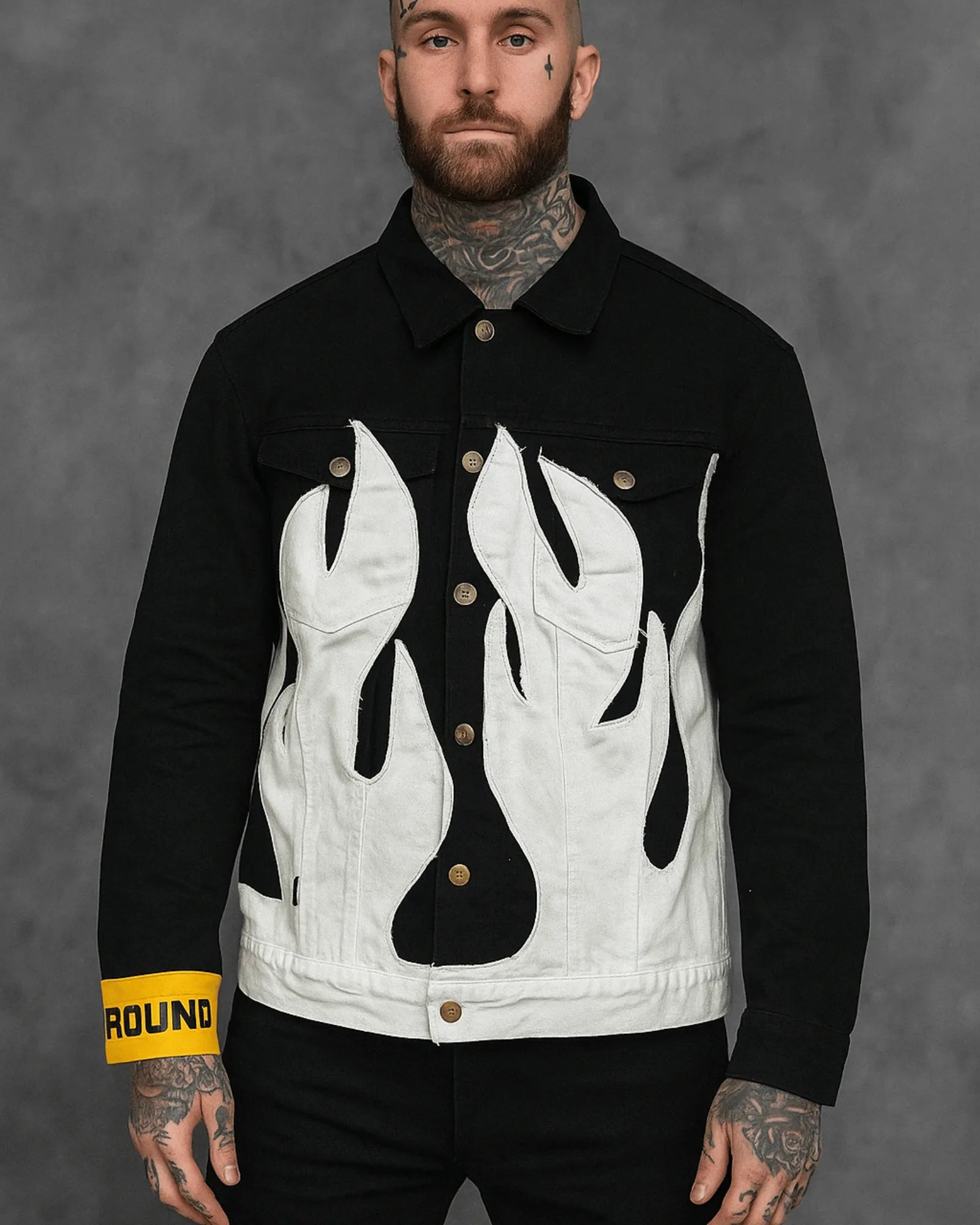 Chaqueta Negra Fuego