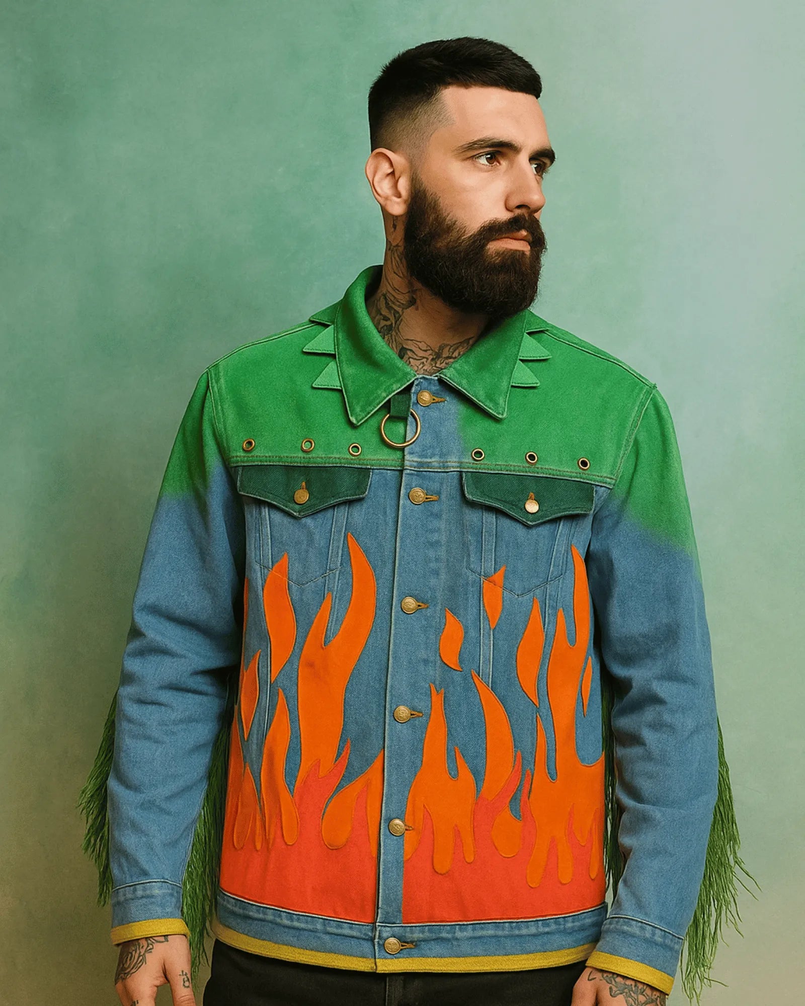 Chaqueta Fuego Verde