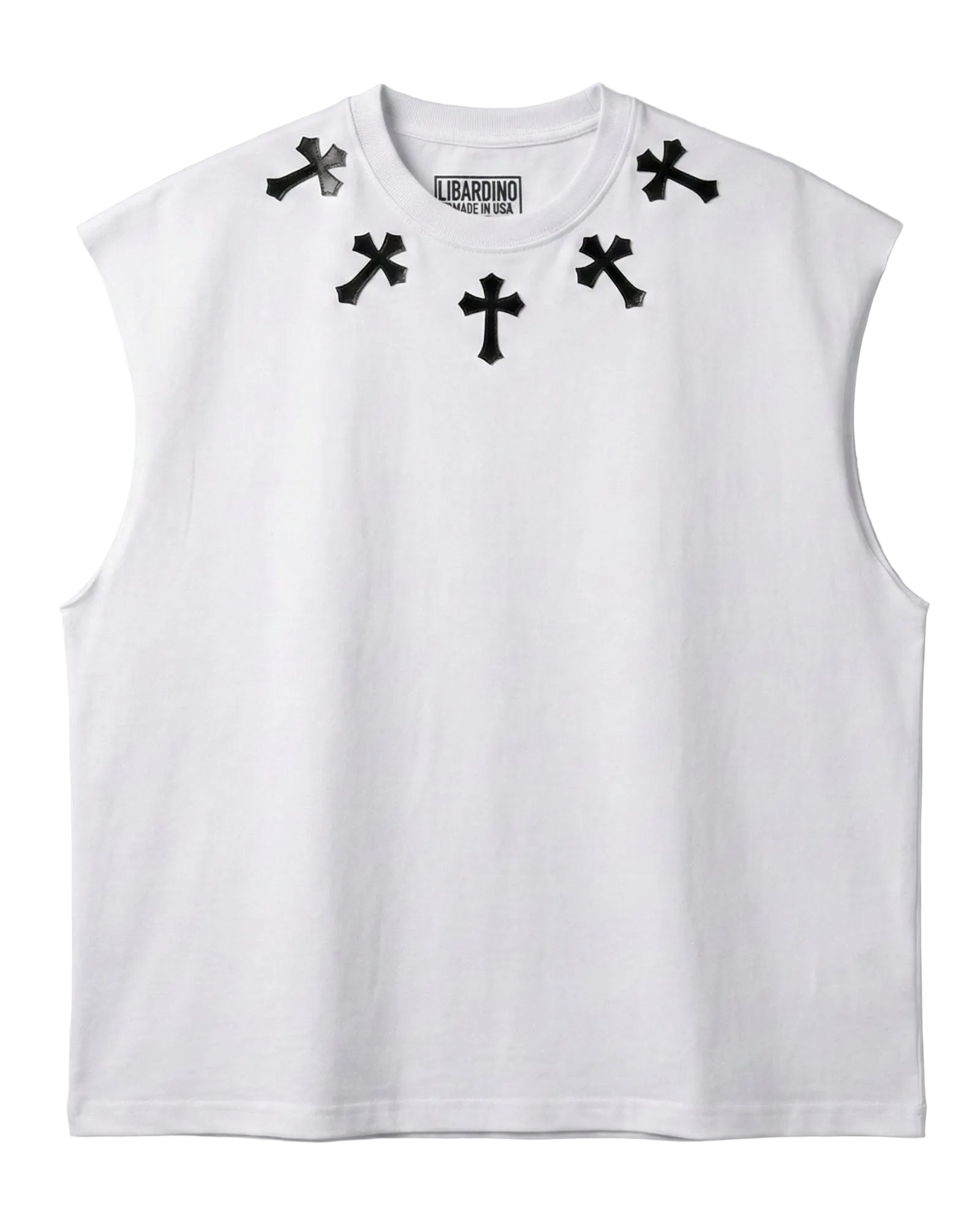 Camisilla Cruces Blanco