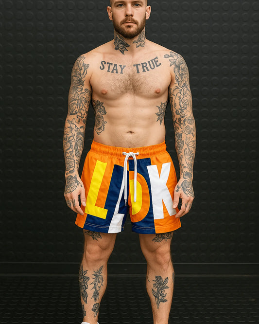 Pantaloneta Piscina Naranja