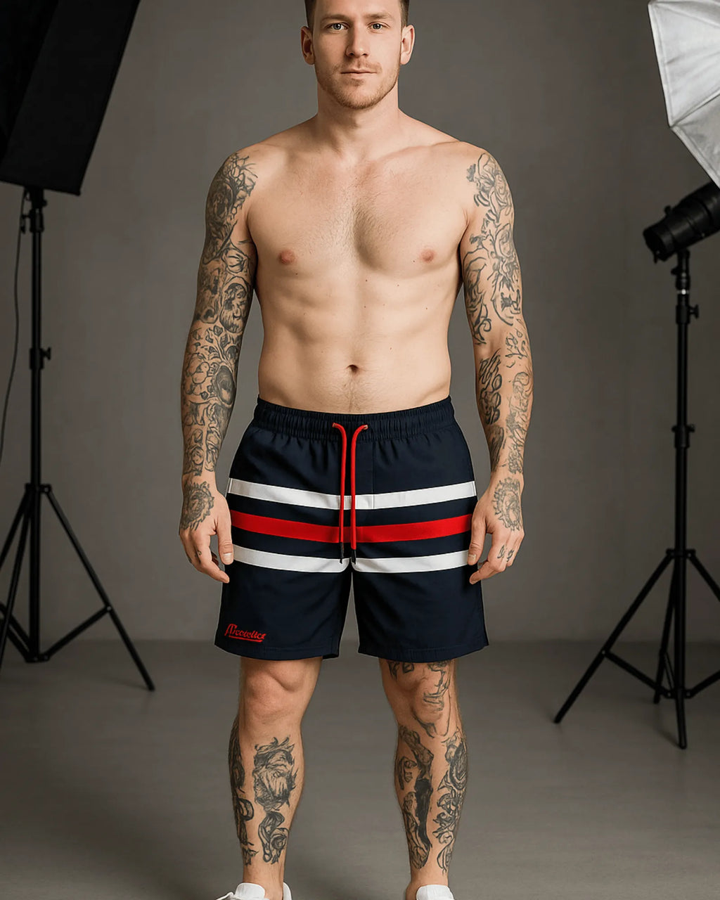 Pantaloneta Piscina Azul