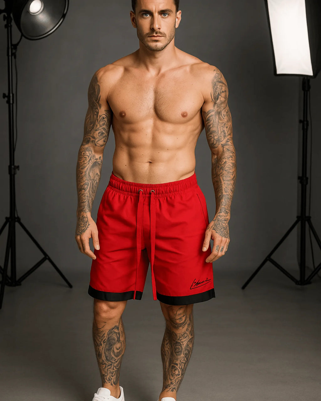 Pantaloneta Premium Roja Clásica