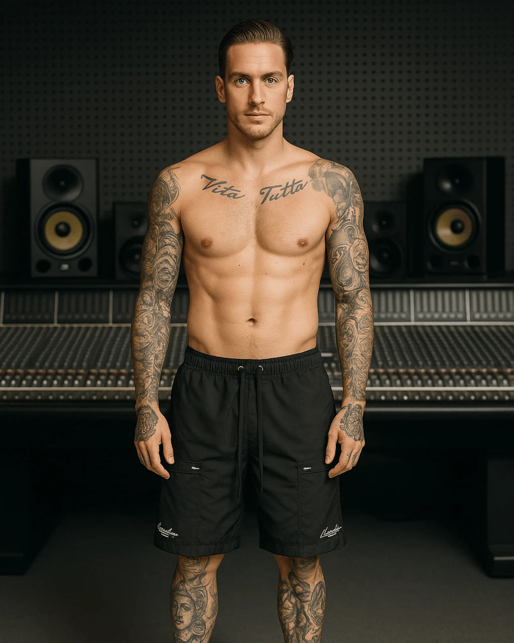 Pantaloneta Premium  Negra Clásica