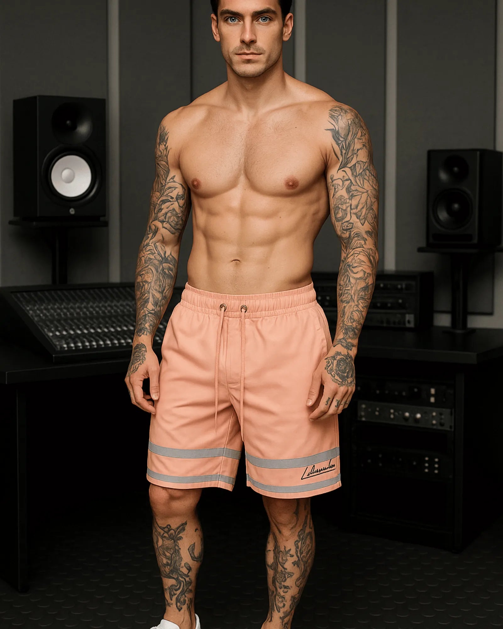 Pantaloneta Premium Rosada Firma Cursiva