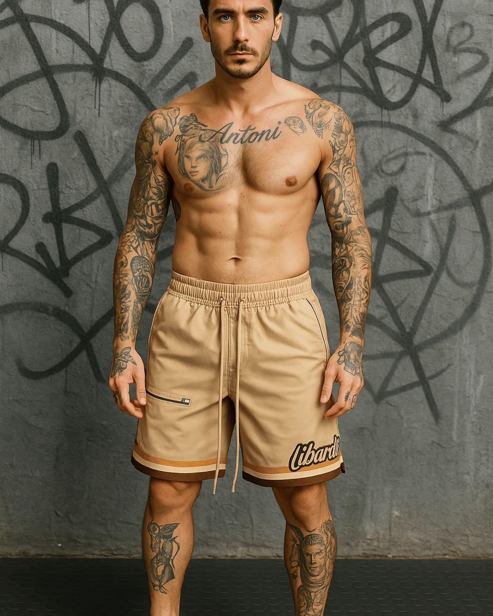 Pantaloneta Premium Clásica Café