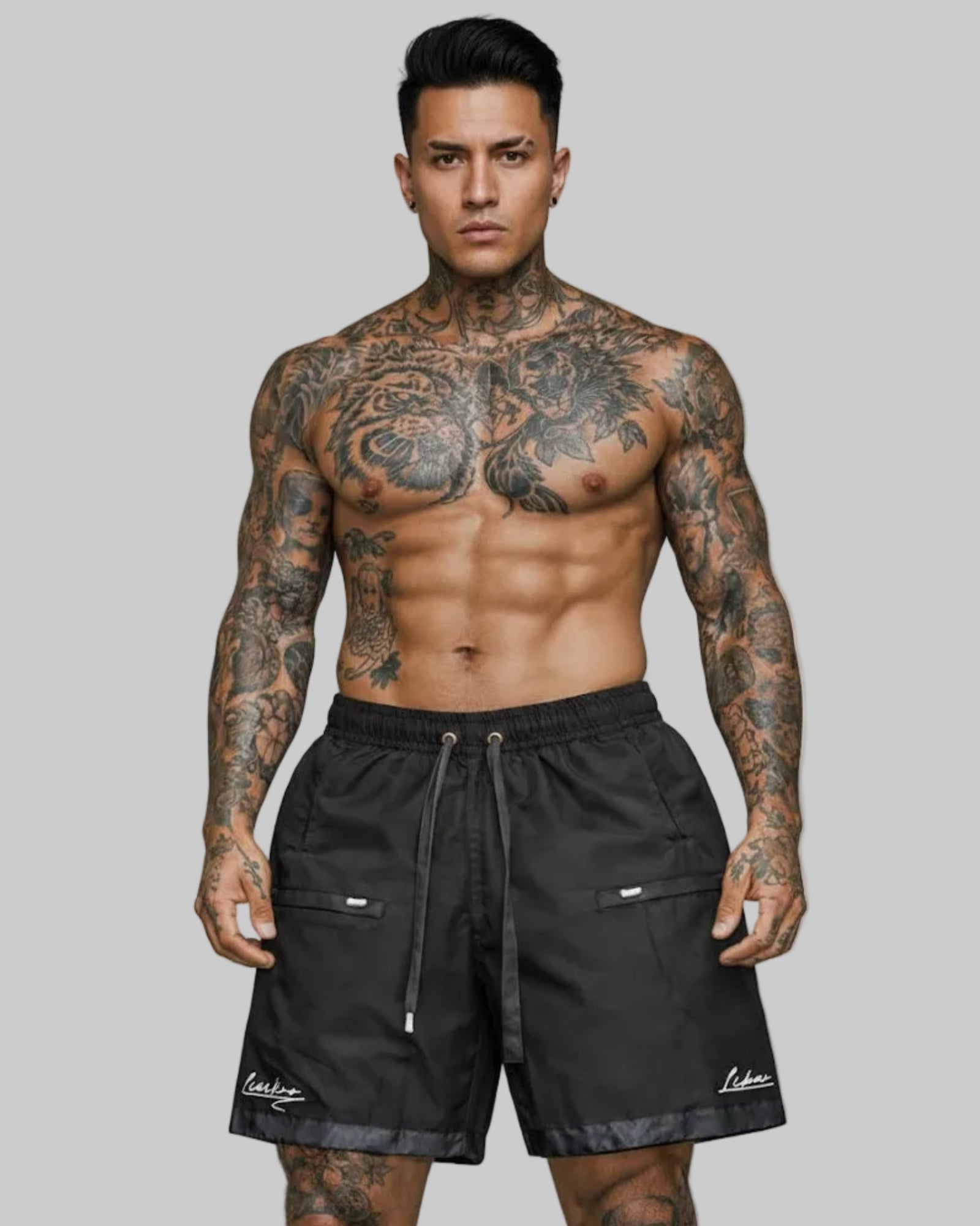 Nueva Colección: Pantaloneta Premium Over Negra