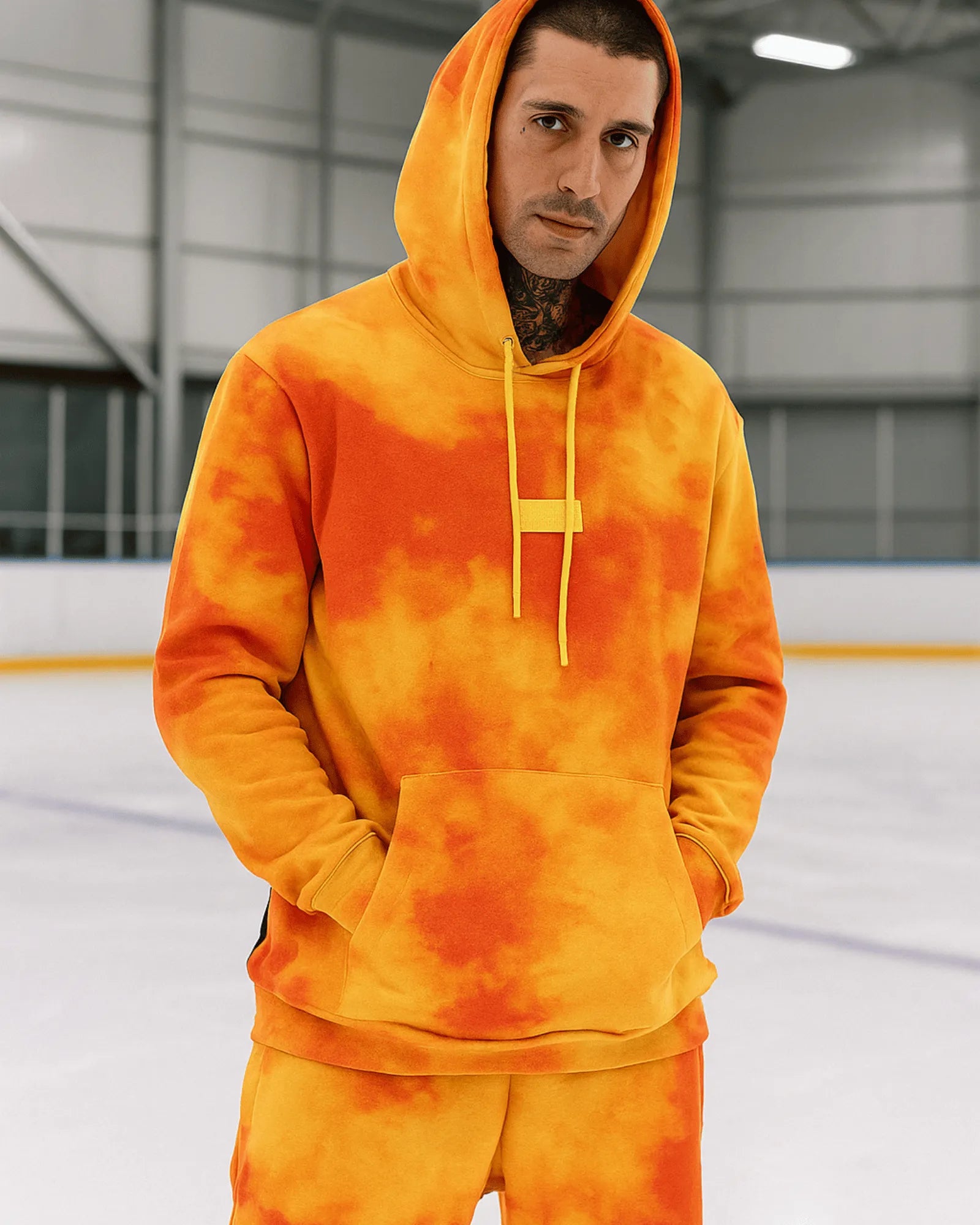 Buzo Capota Mandarina