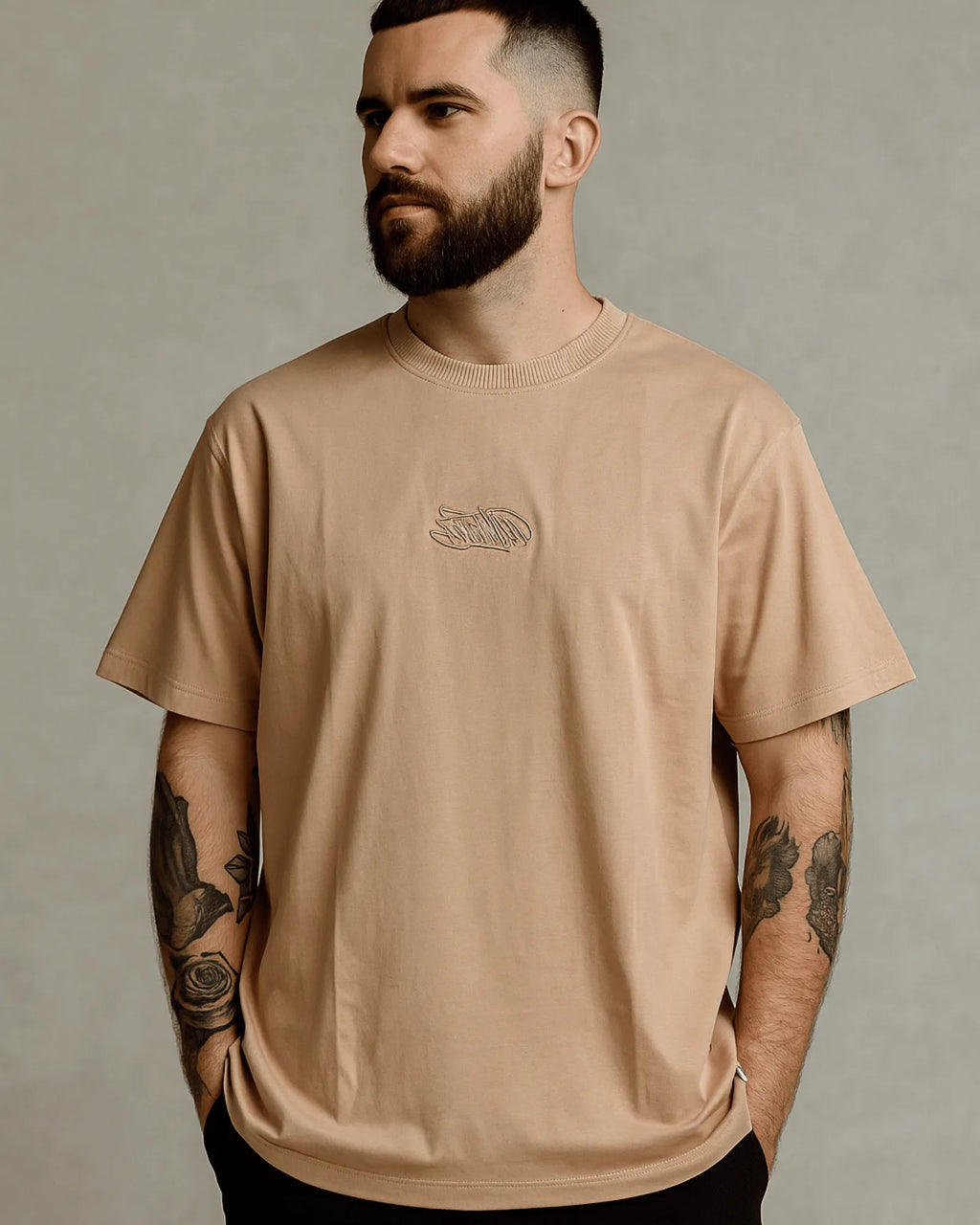 Camisa Alto Gramaje Café