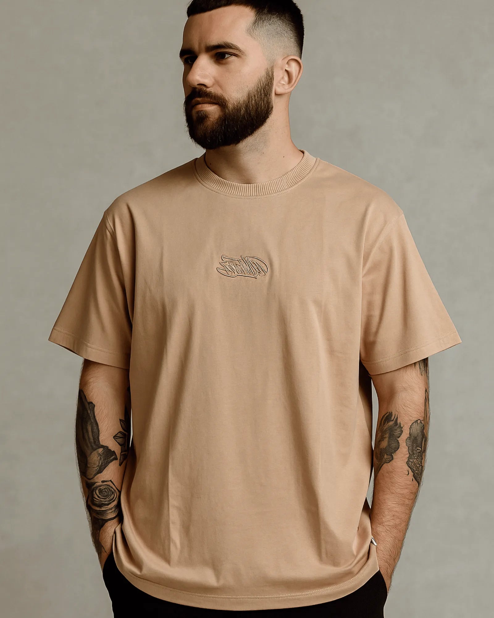 Camisa Alto Gramaje Café