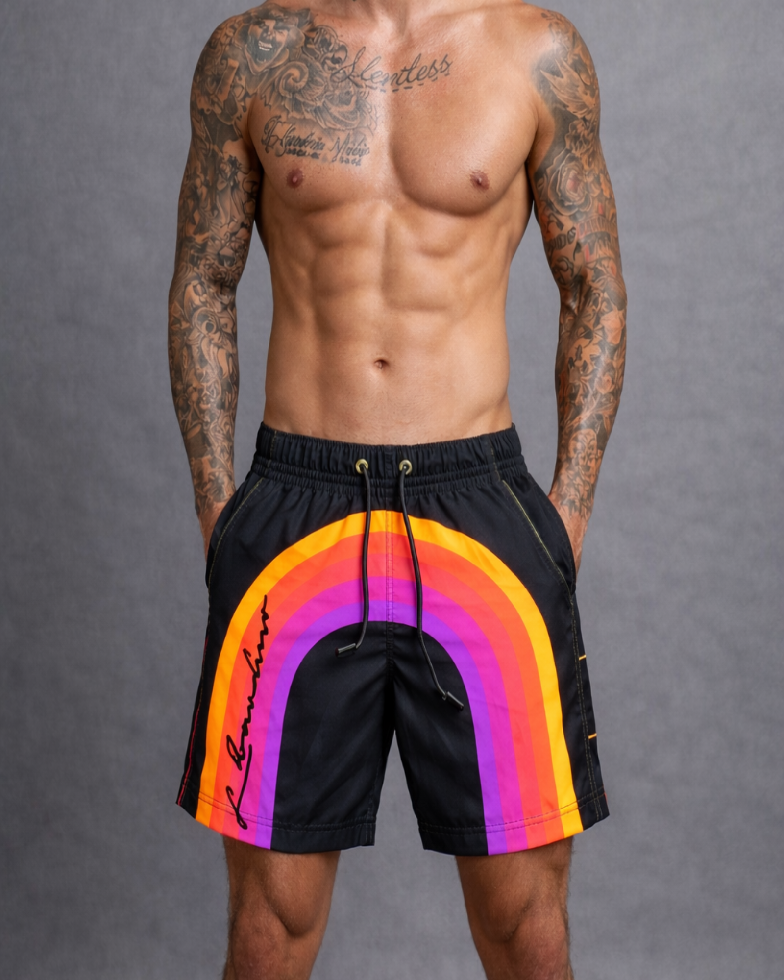 Nueva Colección: Pantaloneta Clásica Arcoíris Neón