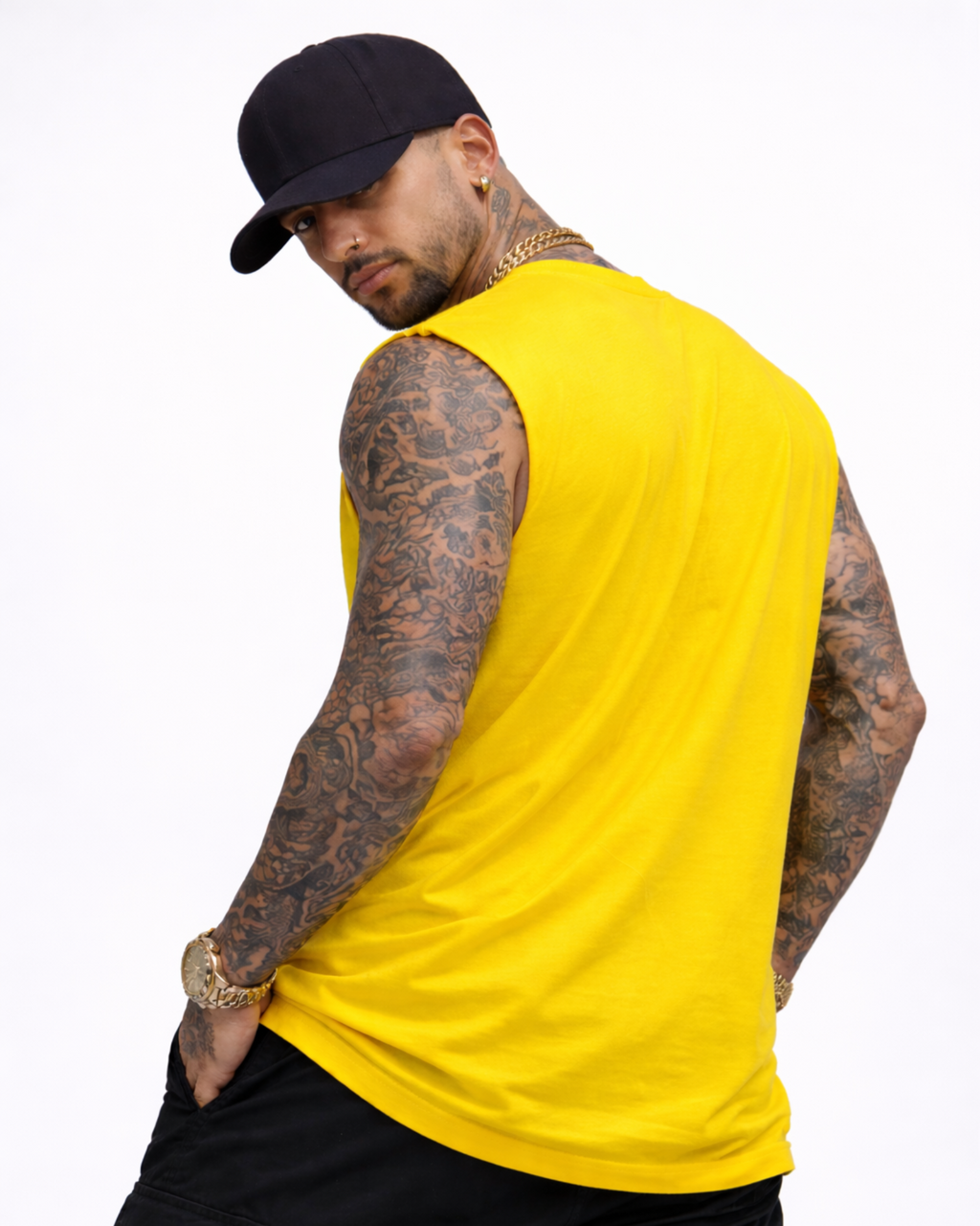 Camisa Siza Dedos Amarilla