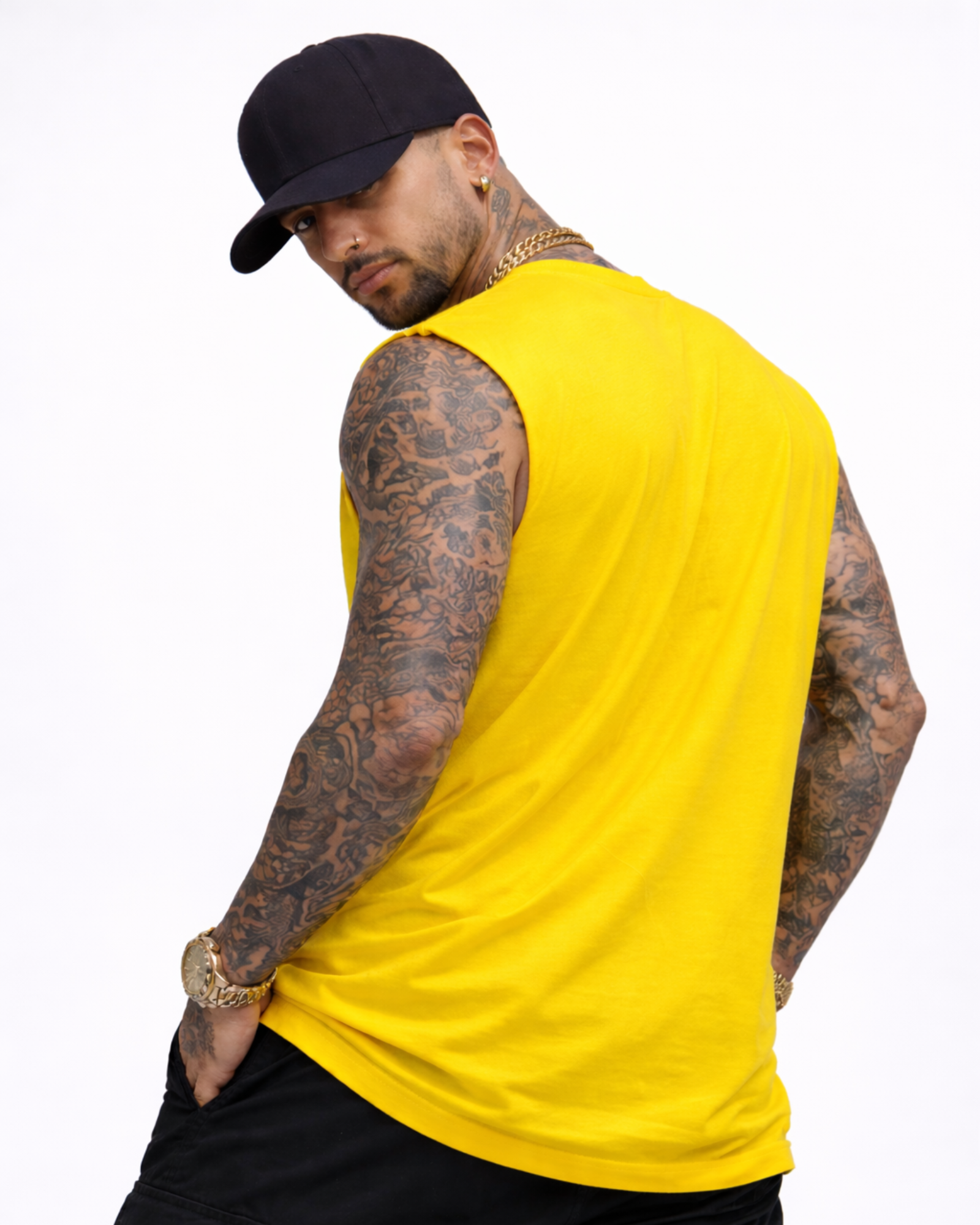 Camisa Siza Dedos Amarilla