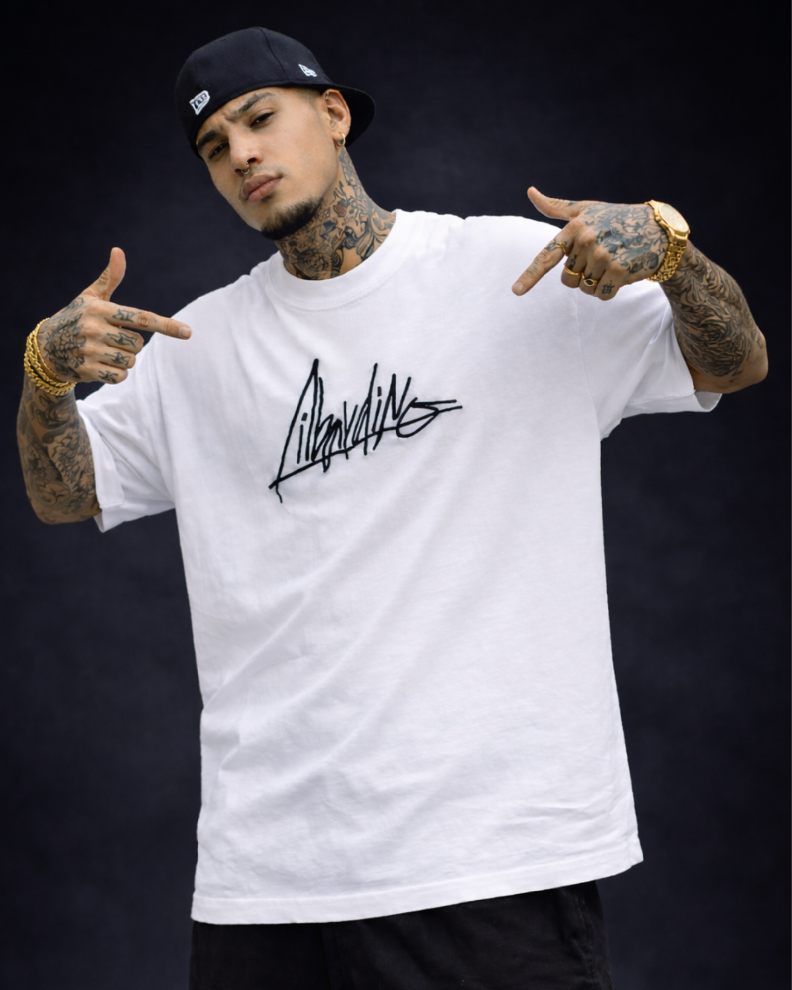 Camisa Blanca Grafity Bordado