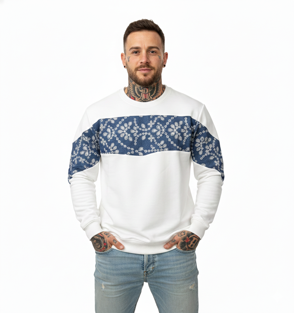 Buso Basico Marfil Estampado