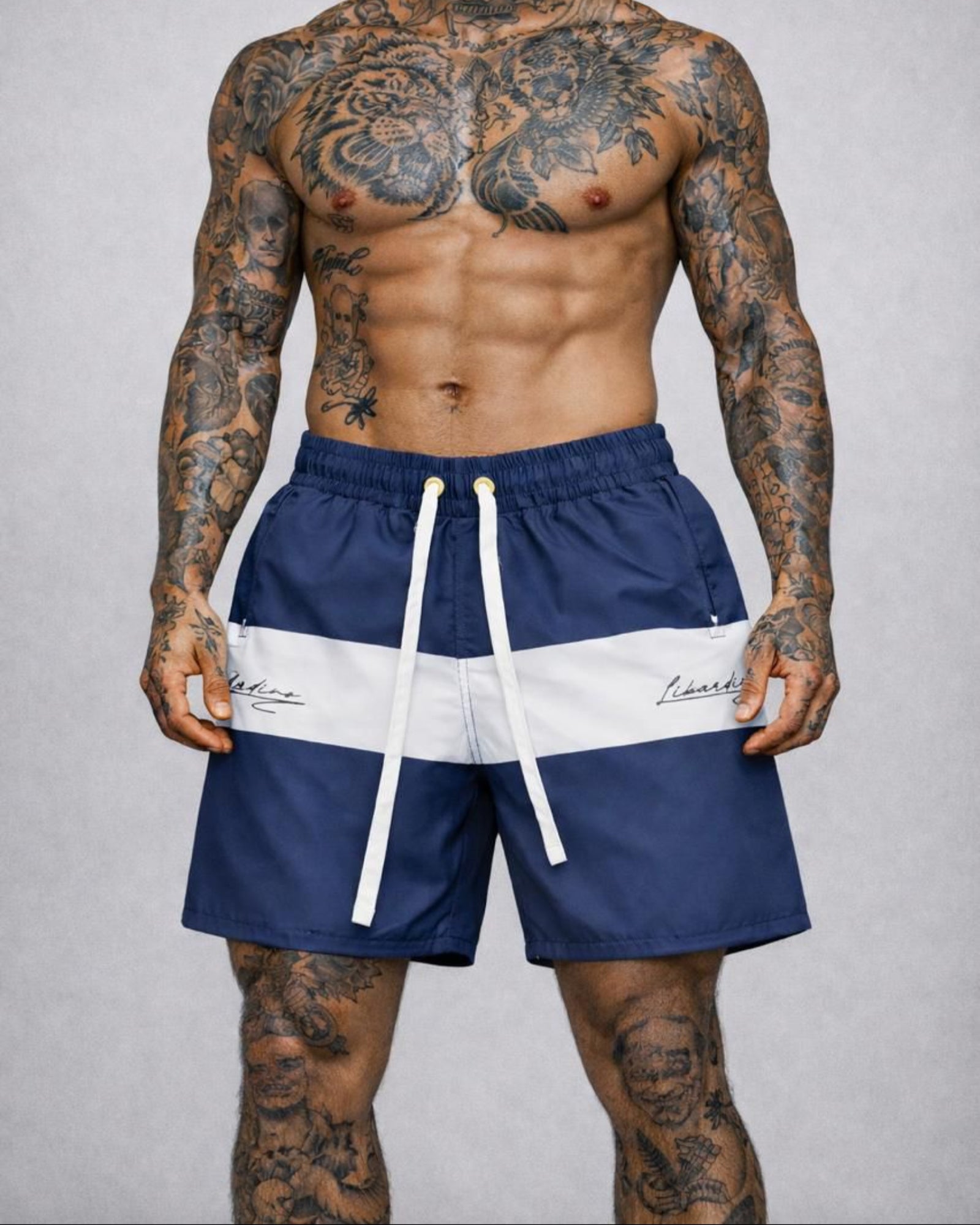 Nueva Colección: Pantaloneta Premium Azul Dos Firmas