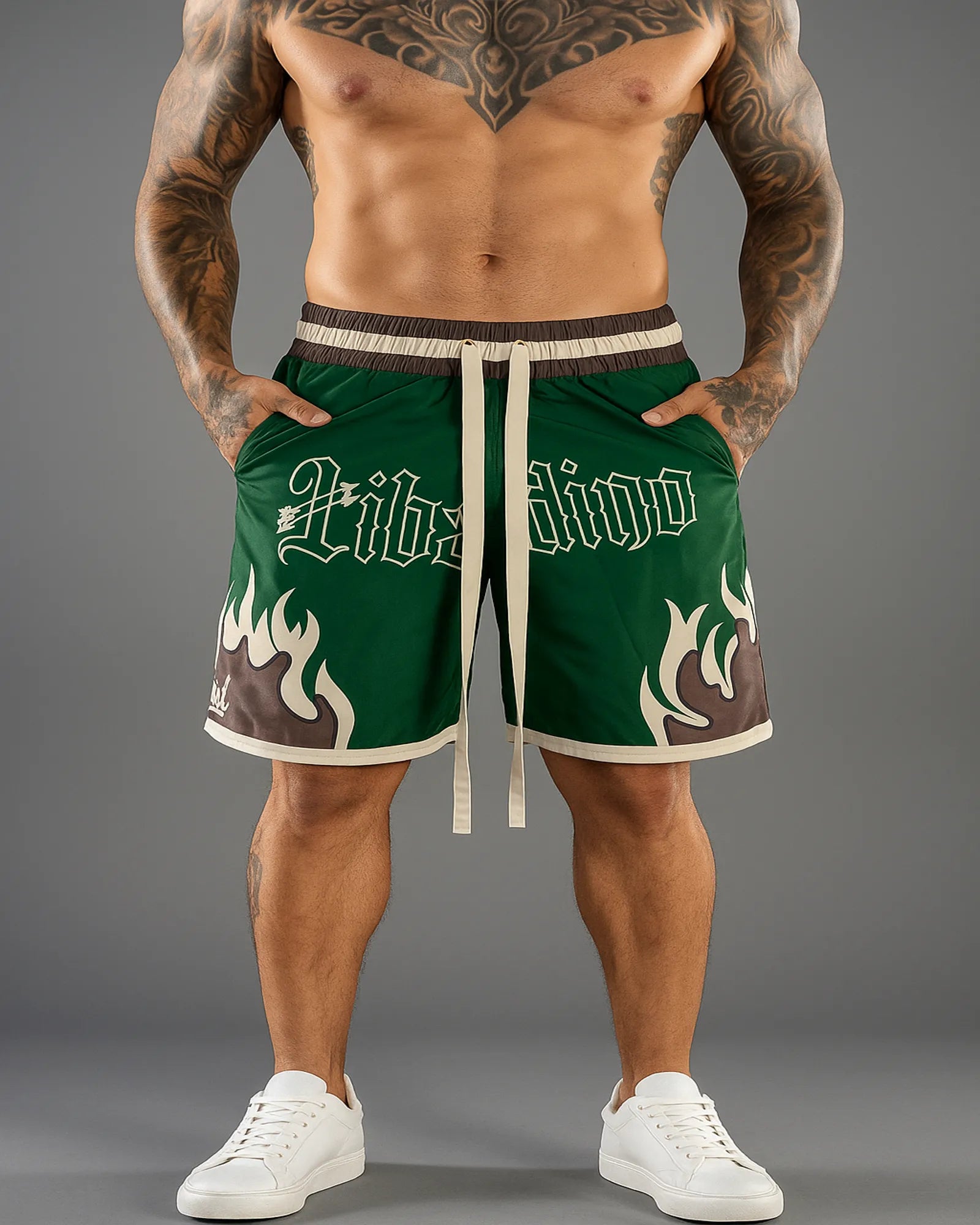 Pantaloneta Premium Fuego Verde