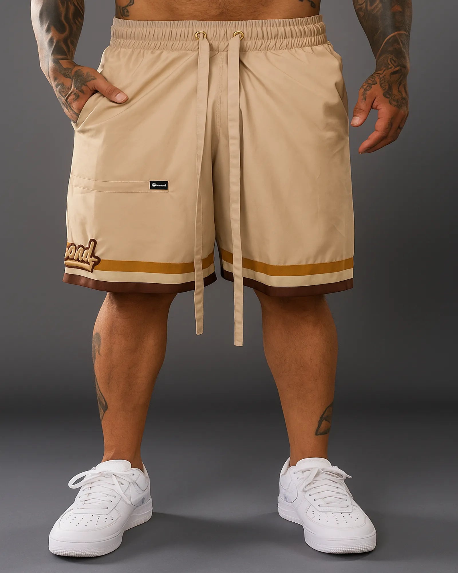 Pantaloneta Premium Clásica Café