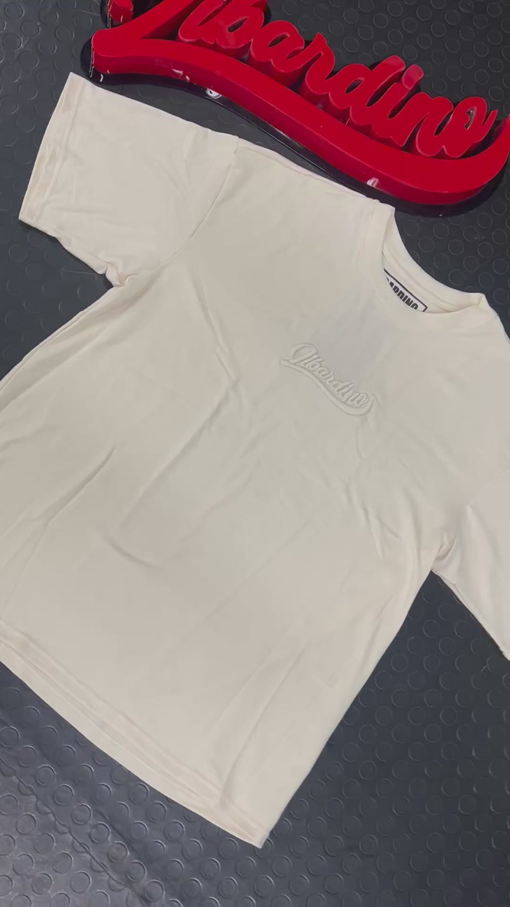 Camisa Oversize Marfil  Firma 3D