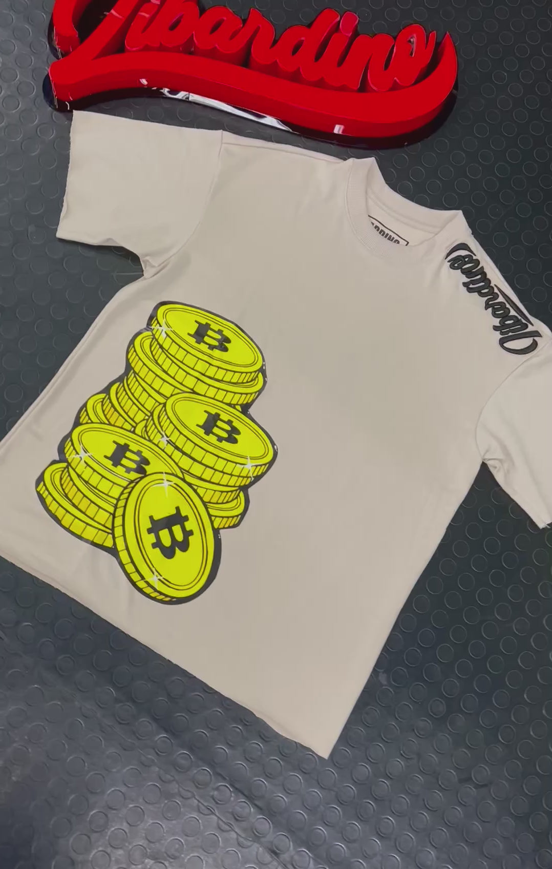 Camisa  Oversize Moneda Beigs