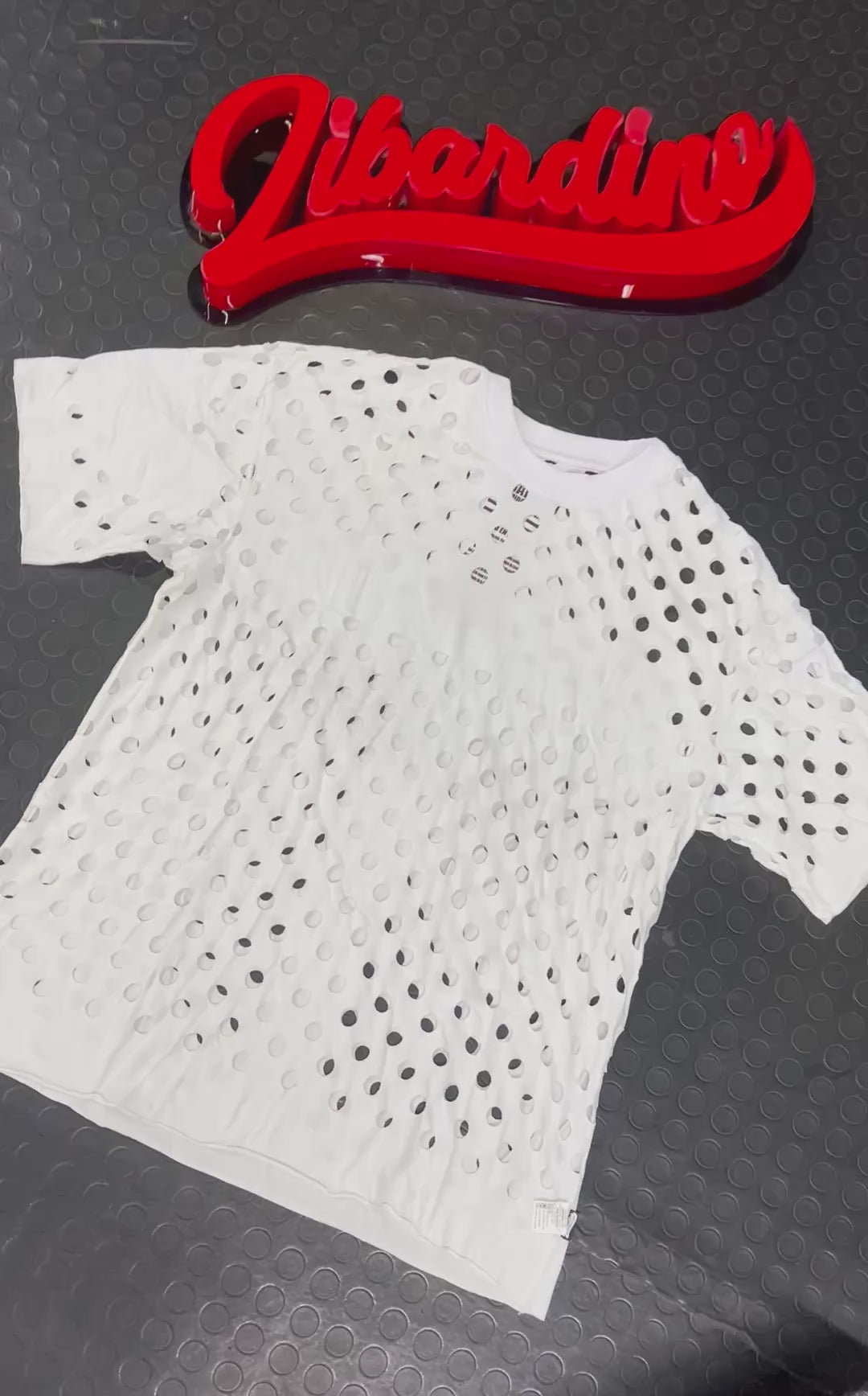 Camisa Oversize Huecos Blanca