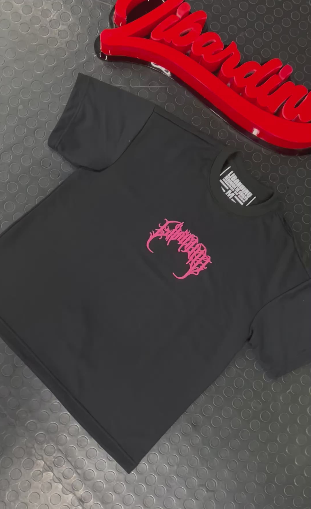 Camisa Oversize Negra Gotica